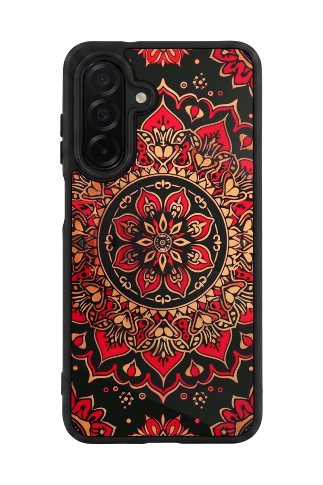 Samsung Galaxy A56 Uyumlu Mandala Tasarımlı Glossy Premium Kılıf