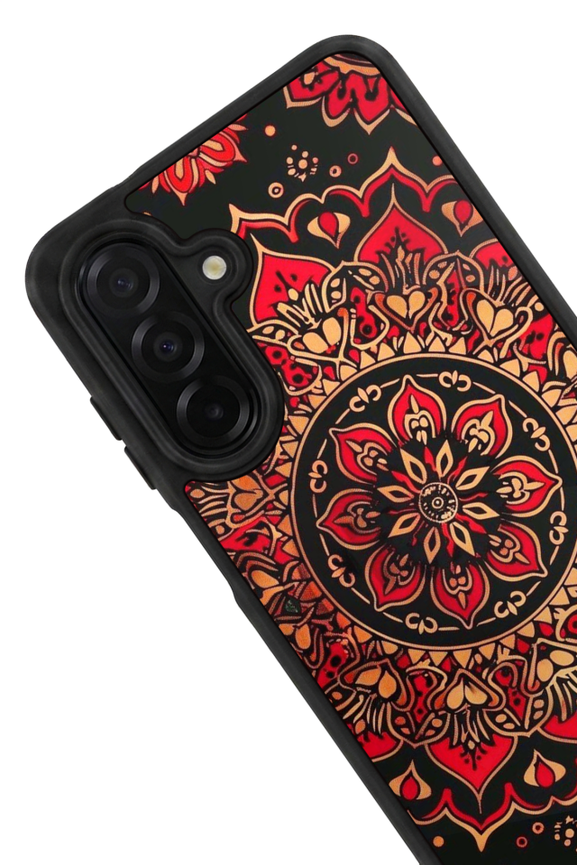 Samsung Galaxy A56 Uyumlu Mandala Tasarımlı Glossy Premium Kılıf