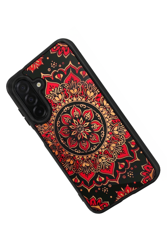 Samsung Galaxy A56 Uyumlu Mandala Tasarımlı Glossy Premium Kılıf