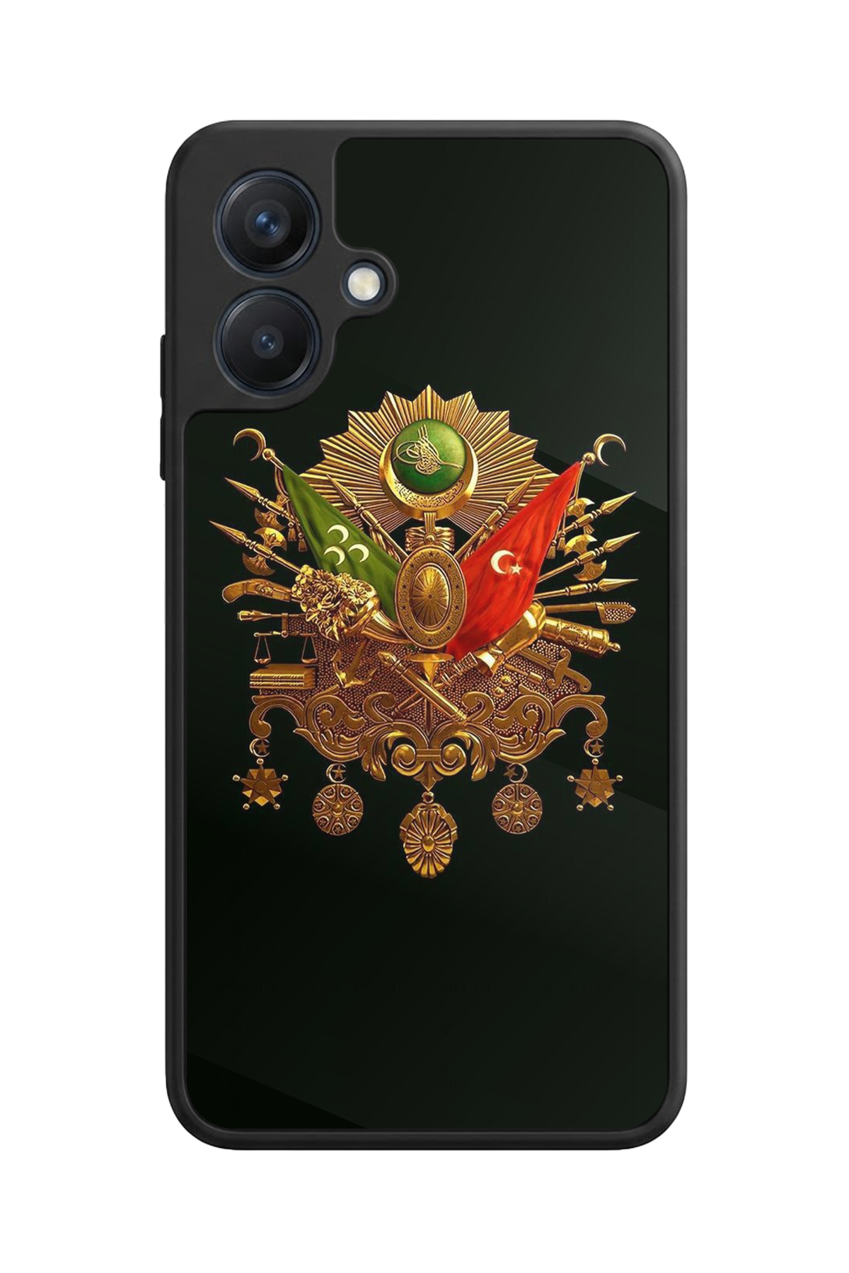 Samsung Galaxy A07 Uyumlu Osmanli Tugrasi Tasarımlı Glossy Premium Kılıf