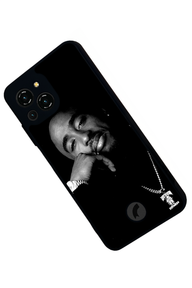 Reeder S23 Pro Max Uyumlu Tupac Tasarımlı Glossy Premium Kılıf