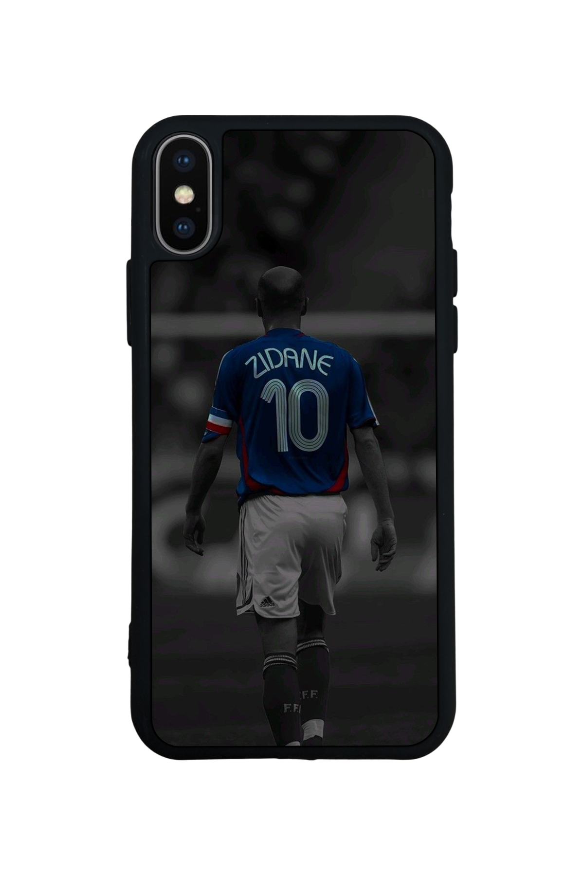 iPhone XS Max Uyumlu Zidane Tasarımlı Glossy Premium Kılıf
