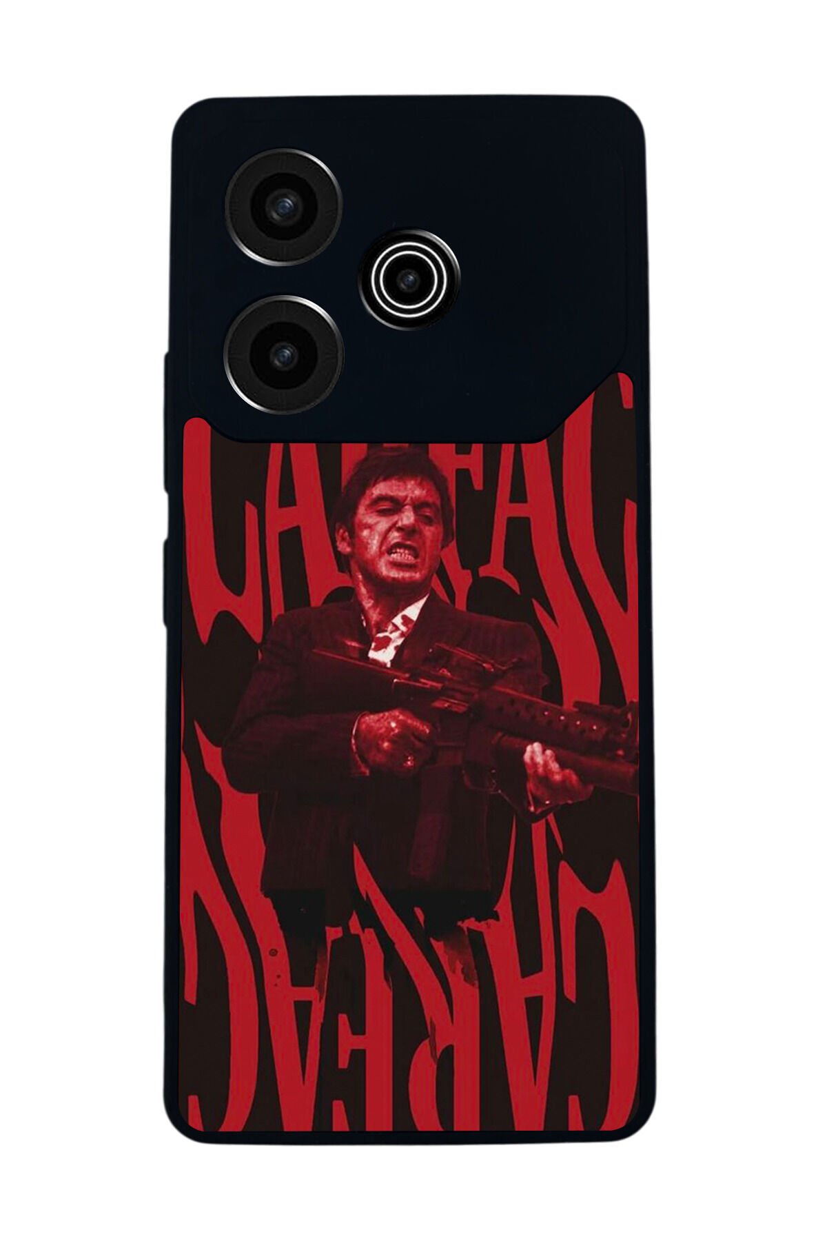 Tecno Pova 6 Uyumlu Scarface Tasarımlı Glossy Premium Kılıf