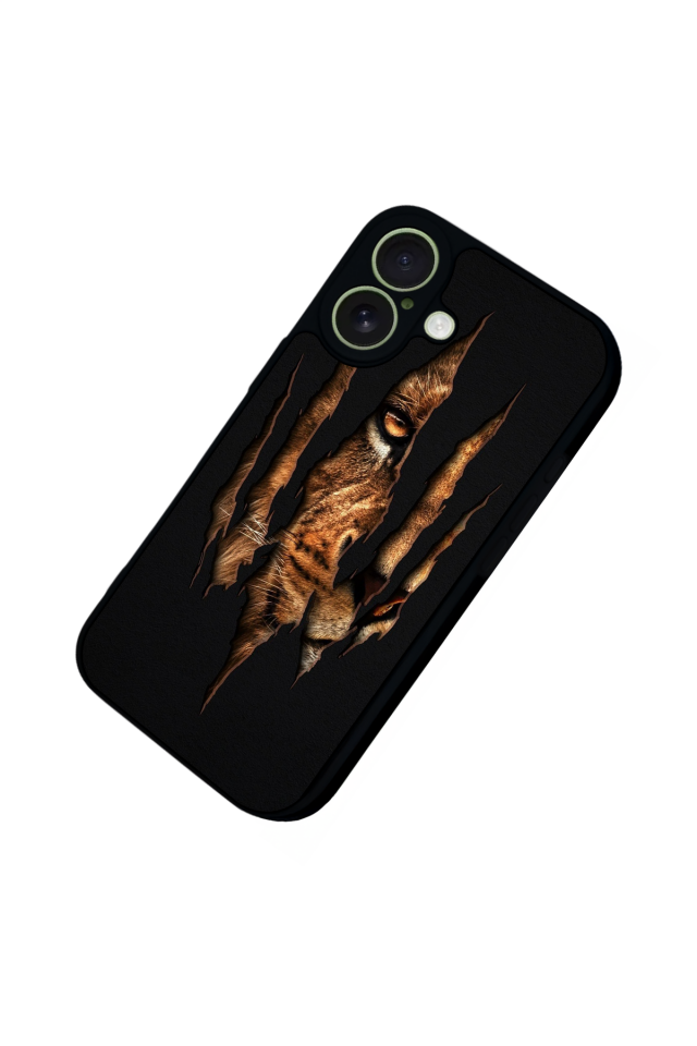 iPhone 17 Uyumlu Aslan Tasarımlı Glossy Premium Kılıf