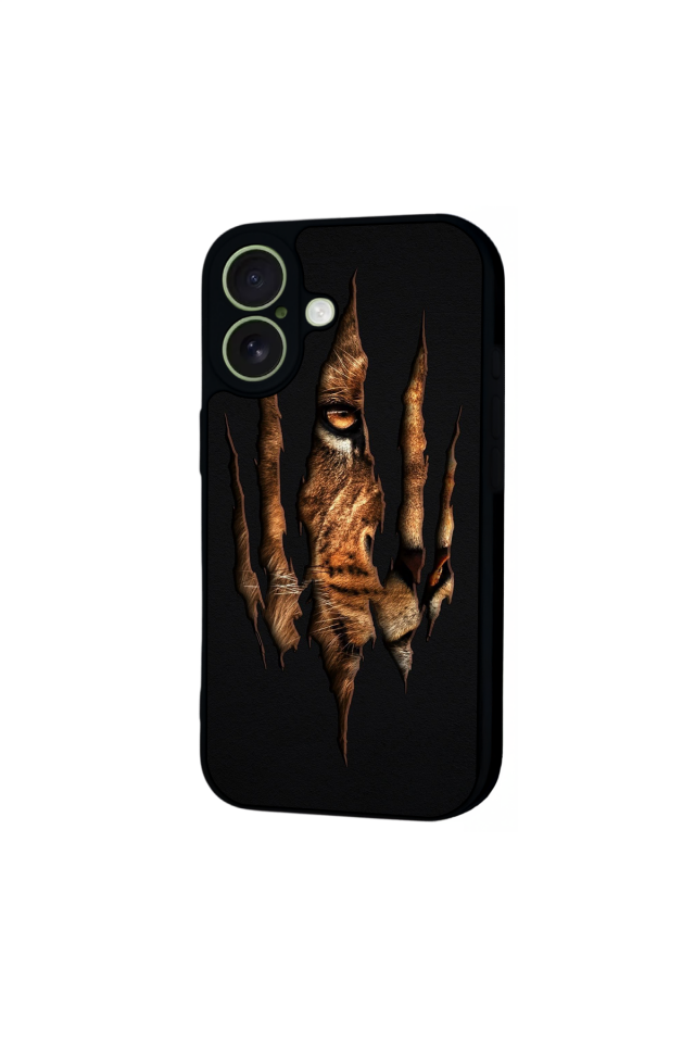 iPhone 17 Uyumlu Aslan Tasarımlı Glossy Premium Kılıf