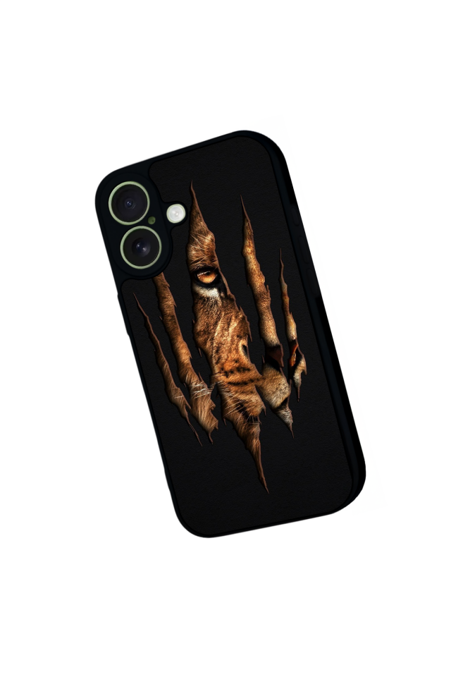 iPhone 17 Uyumlu Aslan Tasarımlı Glossy Premium Kılıf