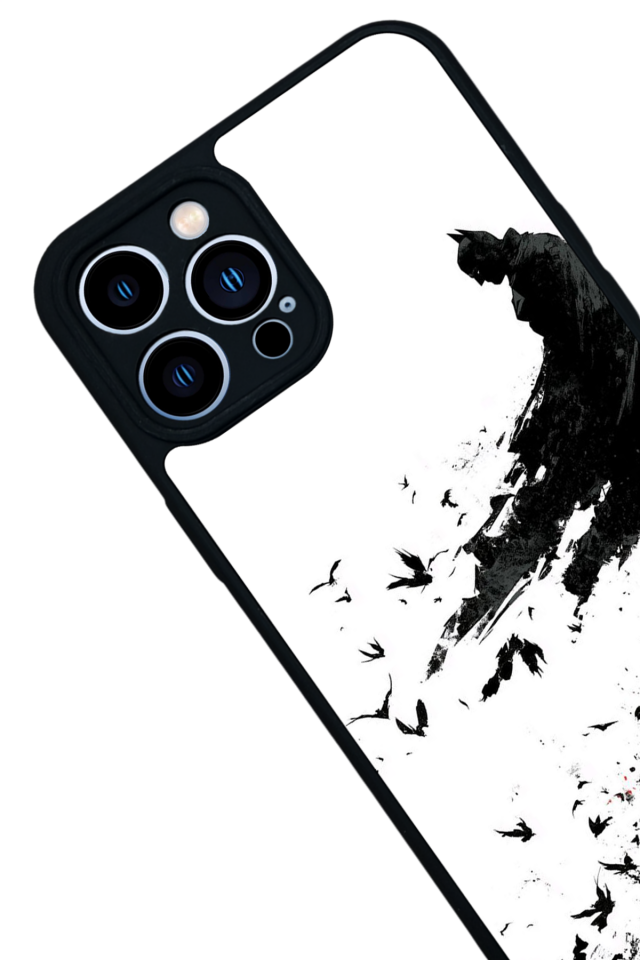 iPhone 12 Pro Max Uyumlu Batman Tasarımlı Glossy Premium Kılıf