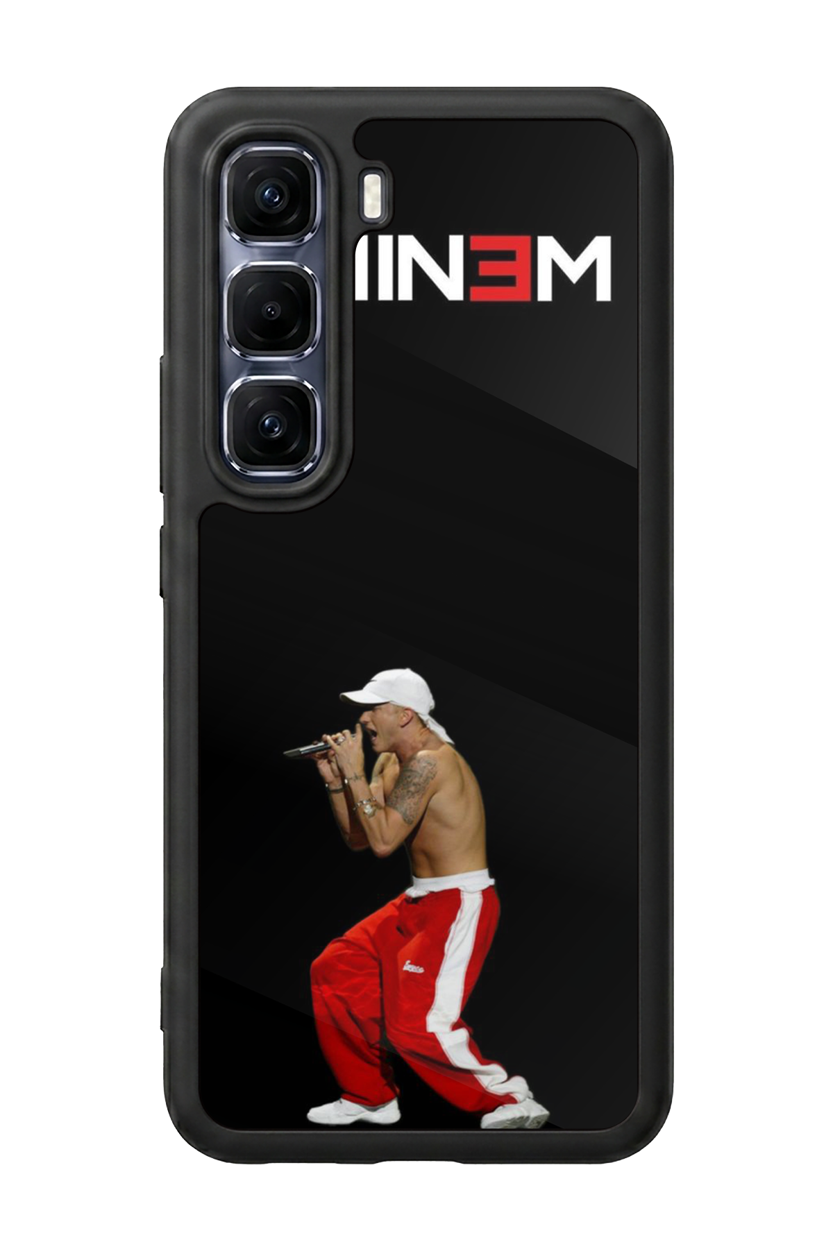 Infinix Hot 60 Pro Plus Uyumlu Eminem Tasarımlı Glossy Premium Kılıf