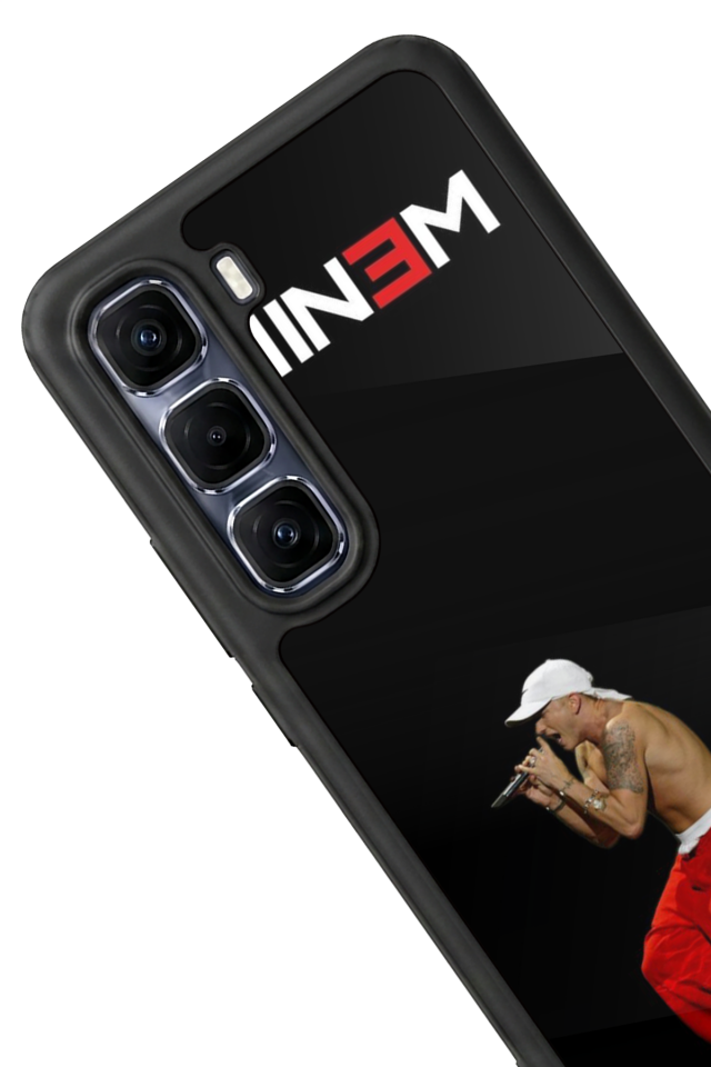 Infinix Hot 60 Pro Plus Uyumlu Eminem Tasarımlı Glossy Premium Kılıf