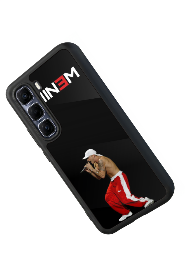 Infinix Hot 60 Pro Plus Uyumlu Eminem Tasarımlı Glossy Premium Kılıf