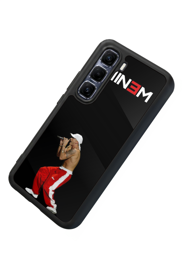 Infinix Hot 60 Pro Plus Uyumlu Eminem Tasarımlı Glossy Premium Kılıf