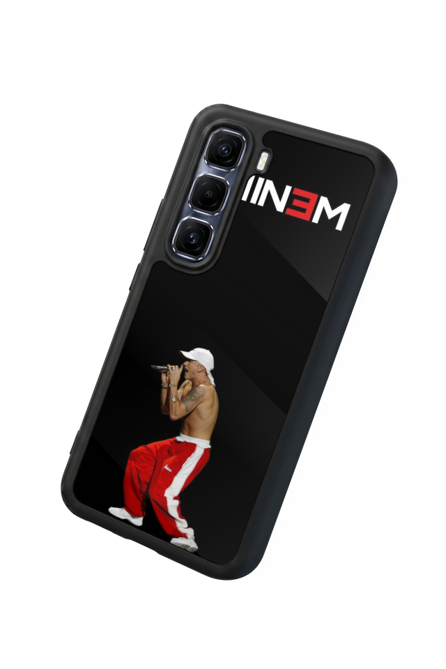 Infinix Hot 60 Pro Plus Uyumlu Eminem Tasarımlı Glossy Premium Kılıf