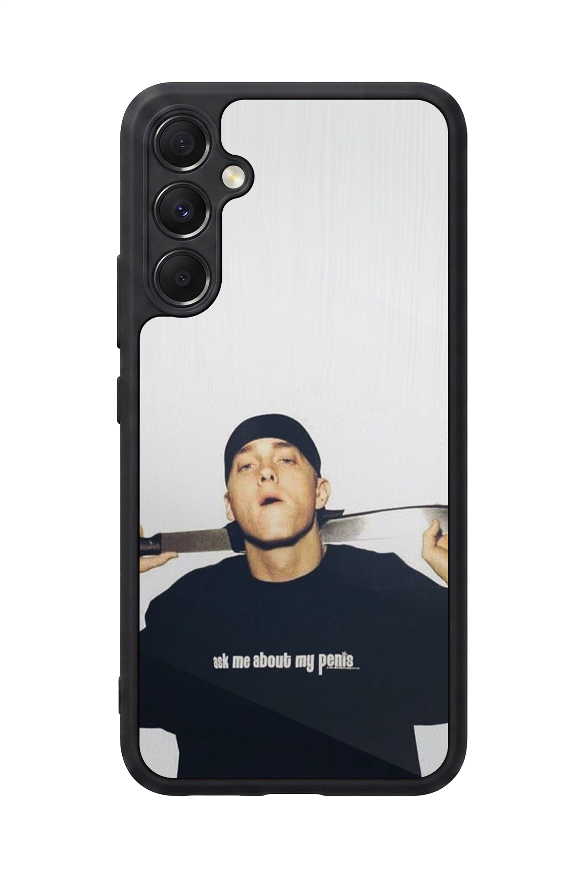 Samsung Galaxy A34 Uyumlu Eminem Tasarımlı Glossy Premium Kılıf