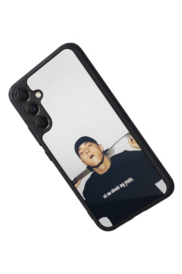 Samsung Galaxy A34 Uyumlu Eminem Tasarımlı Glossy Premium Kılıf