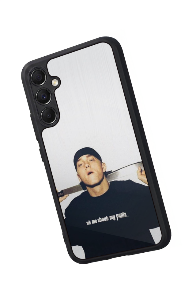 Samsung Galaxy A34 Uyumlu Eminem Tasarımlı Glossy Premium Kılıf