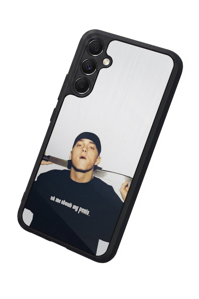 Samsung Galaxy A34 Uyumlu Eminem Tasarımlı Glossy Premium Kılıf