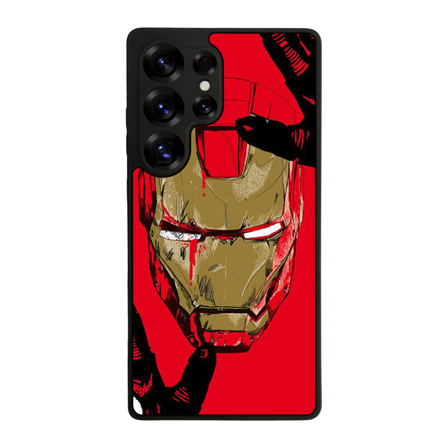 Samsung Galaxy S25 Ultra Uyumlu  Iron Man ( Demir Adam ) Tasarımlı Glossy Premium Kılıf