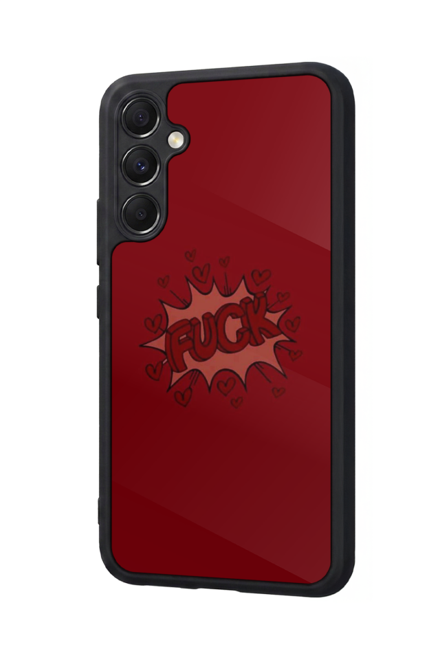 Samsung Galaxy M34 Uyumlu Kalp Love Tasarımlı Glossy Premium Kılıf