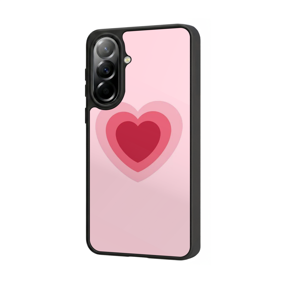 Samsung Galaxy A37 Uyumlu Kalp Love Tasarımlı Glossy Premium Kılıf