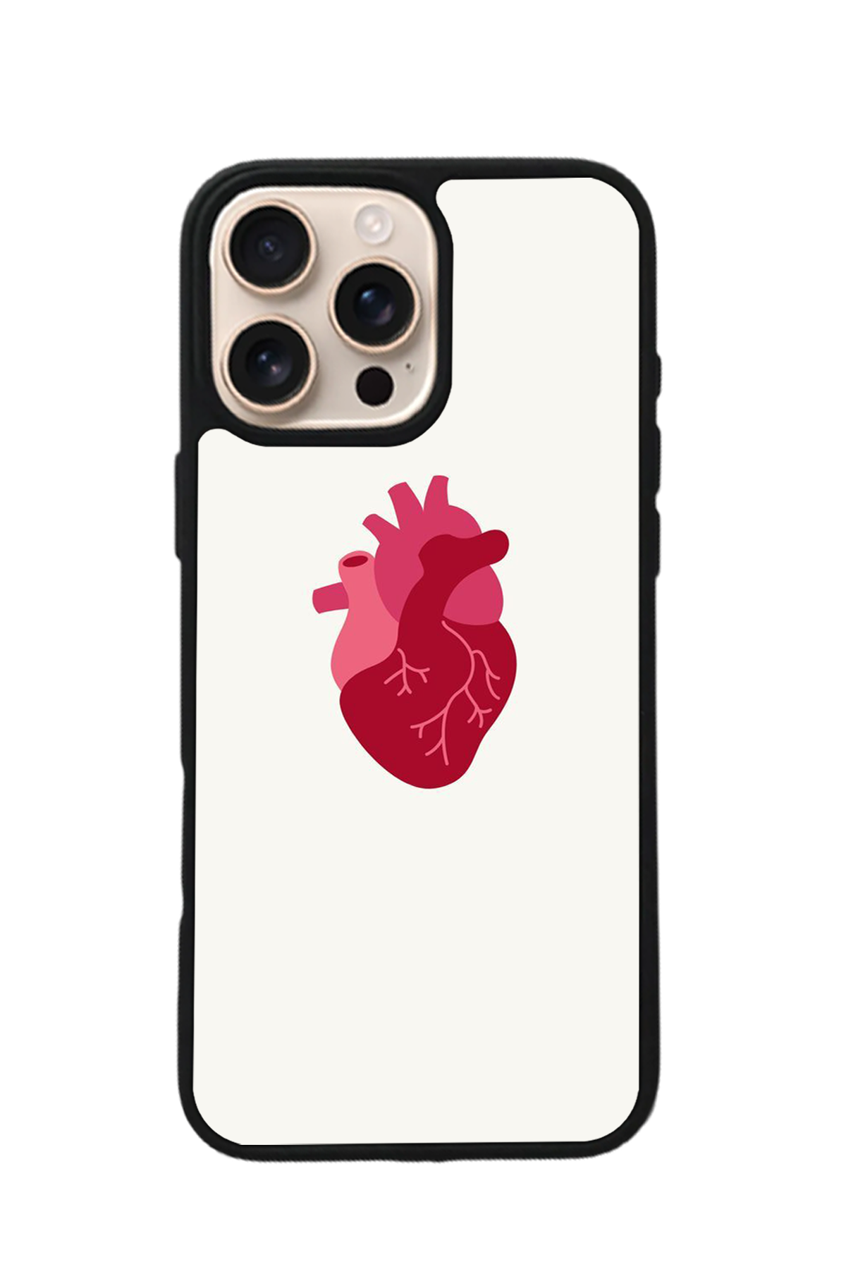 iPhone 14 Pro Uyumlu Kalp Love Tasarımlı Glossy Premium Kılıf