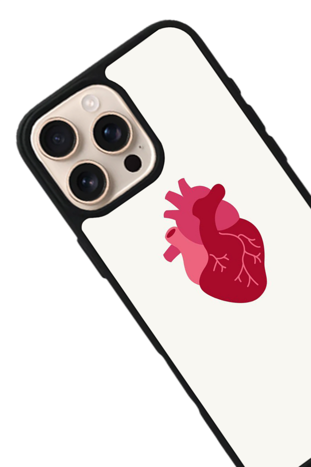 iPhone 14 Pro Uyumlu Kalp Love Tasarımlı Glossy Premium Kılıf