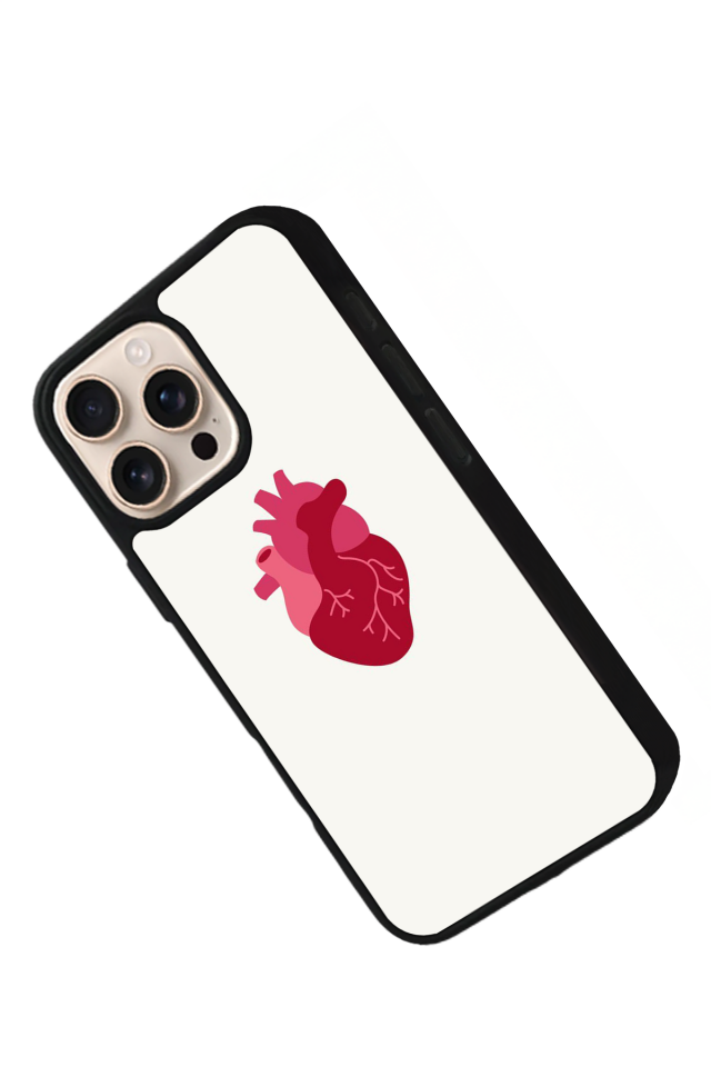 iPhone 14 Pro Uyumlu Kalp Love Tasarımlı Glossy Premium Kılıf