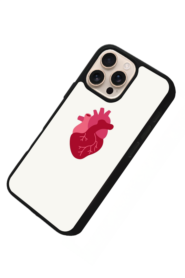 iPhone 14 Pro Uyumlu Kalp Love Tasarımlı Glossy Premium Kılıf