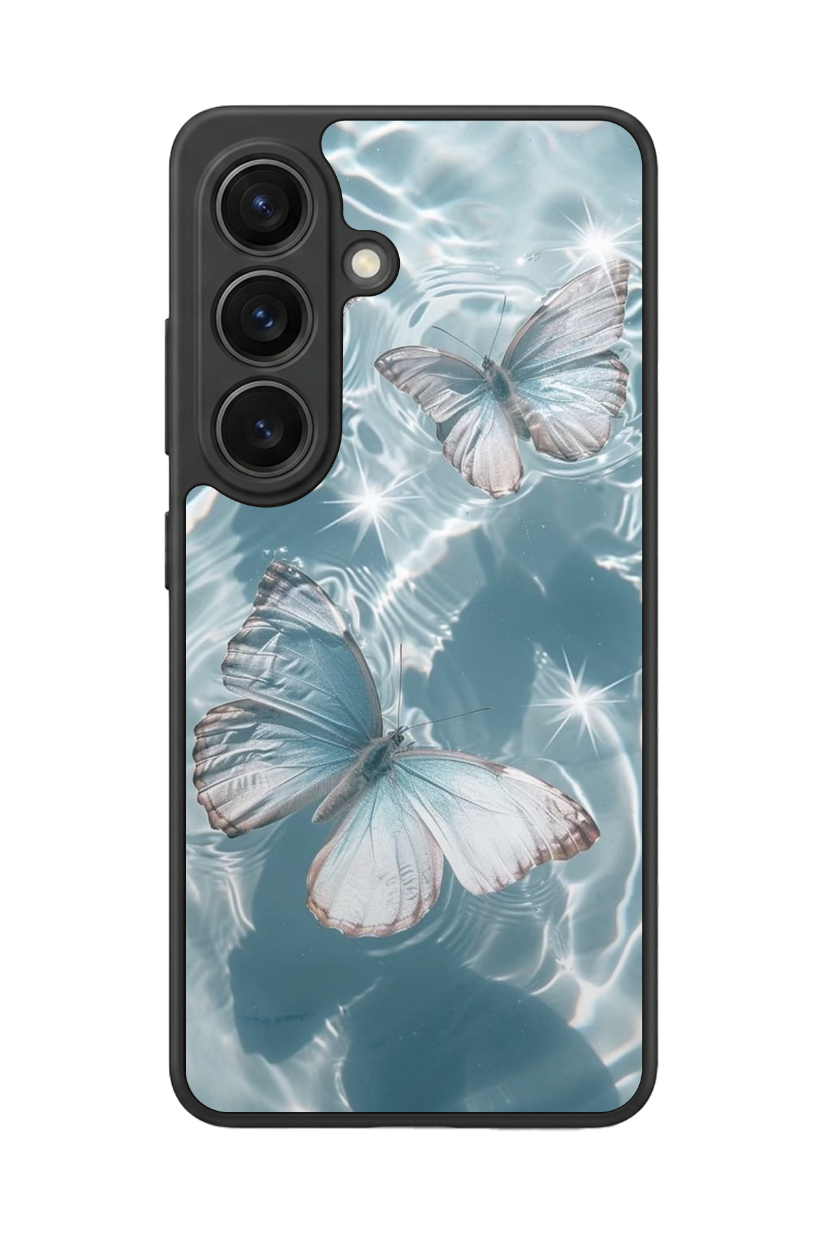 Samsung Galaxy S26 Uyumlu Kelebek Tasarımlı Glossy Premium Kılıf