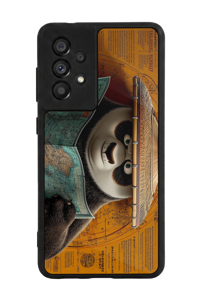 Samsung Galaxy A73 Uyumlu Kung Fu Panda Tasarımlı Glossy Premium Kılıf