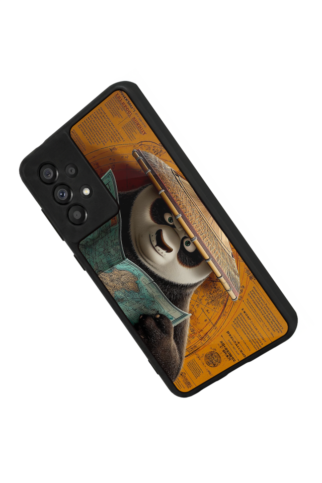 Samsung Galaxy A73 Uyumlu Kung Fu Panda Tasarımlı Glossy Premium Kılıf