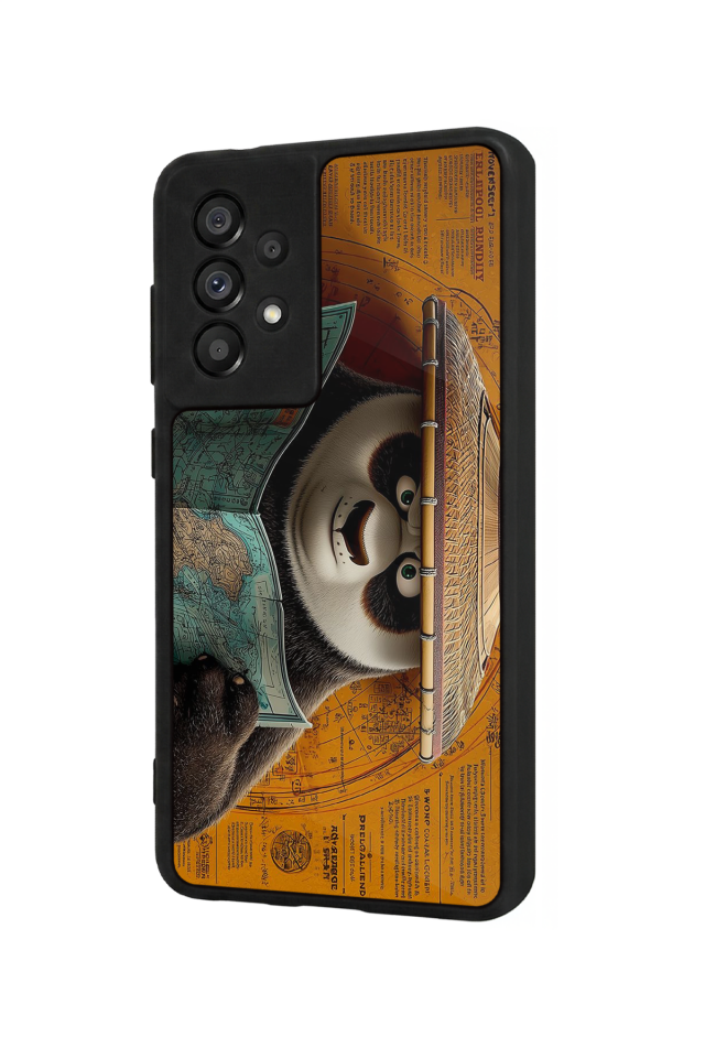 Samsung Galaxy A73 Uyumlu Kung Fu Panda Tasarımlı Glossy Premium Kılıf