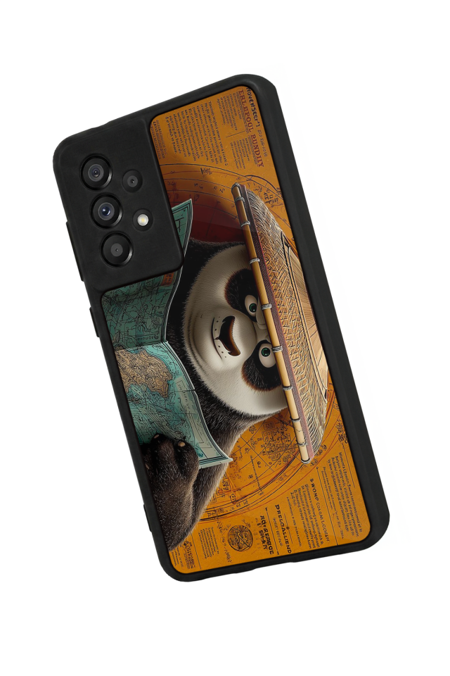 Samsung Galaxy A73 Uyumlu Kung Fu Panda Tasarımlı Glossy Premium Kılıf