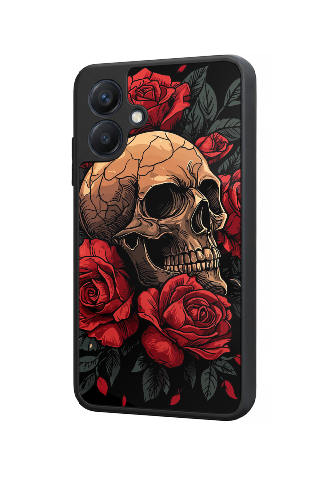 Samsung Galaxy A07 Uyumlu KuruKafa Tasarımlı Glossy Premium Kılıf