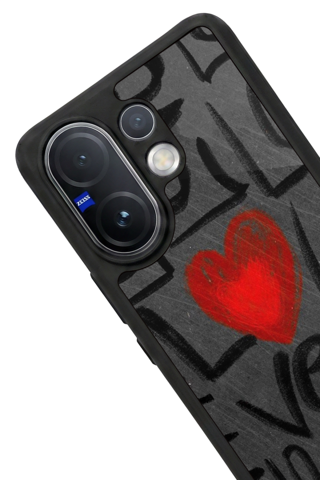 Vivo V60 Uyumlu Love Tasarımlı Glossy Premium Kılıf
