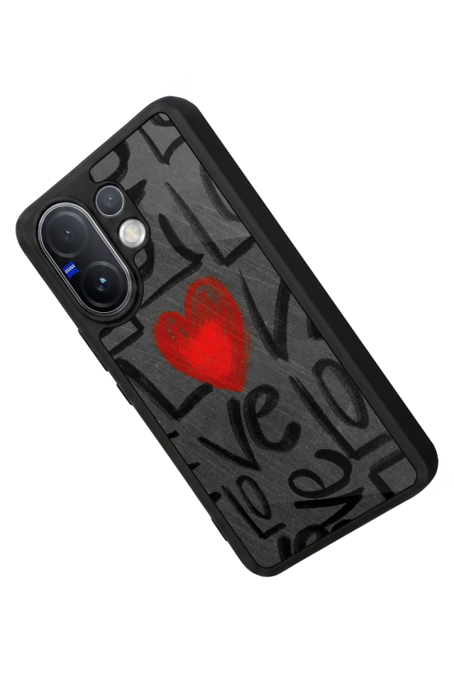 Vivo V60 Uyumlu Love Tasarımlı Glossy Premium Kılıf