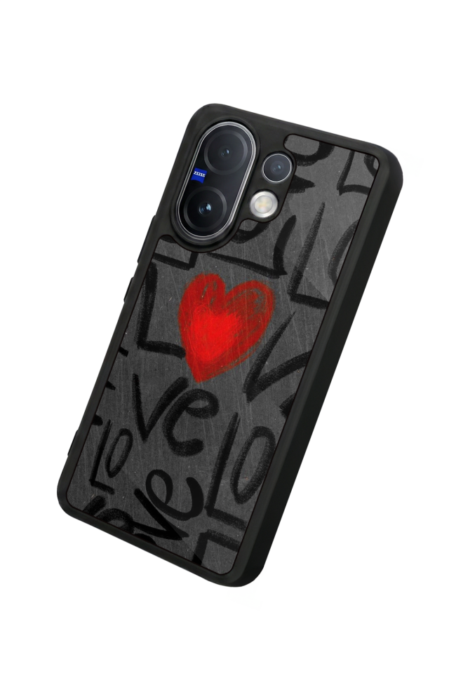 Vivo V60 Uyumlu Love Tasarımlı Glossy Premium Kılıf