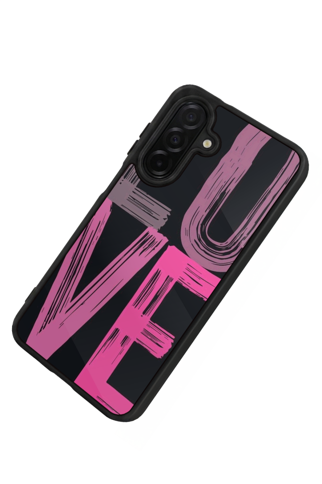 Samsung Galaxy A56 Uyumlu Love Tasarımlı Glossy Premium Kılıf