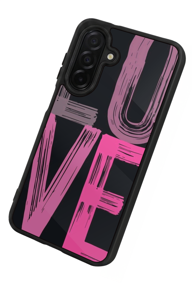 Samsung Galaxy A56 Uyumlu Love Tasarımlı Glossy Premium Kılıf