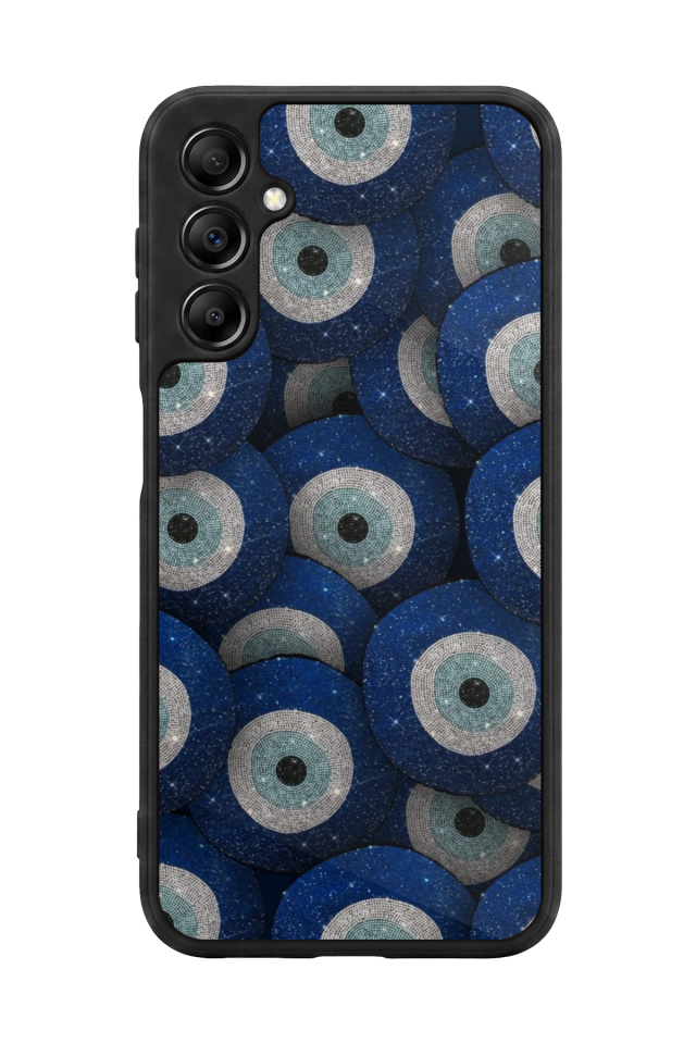 Samsung Galaxy A14 Uyumlu Nazar Tasarımlı Glossy Premium Kılıf