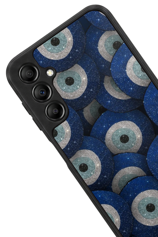 Samsung Galaxy A14 Uyumlu Nazar Tasarımlı Glossy Premium Kılıf