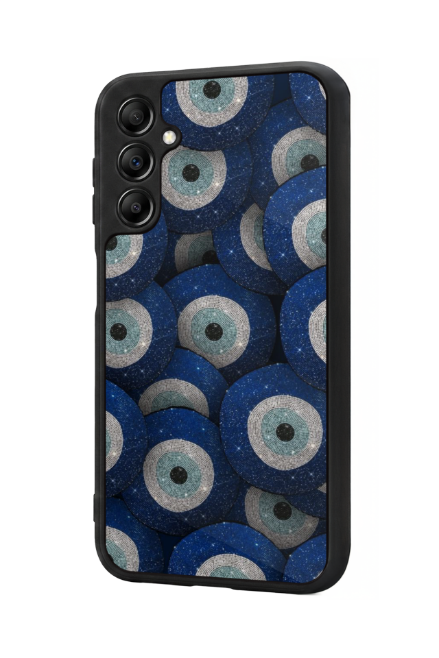 Samsung Galaxy A14 Uyumlu Nazar Tasarımlı Glossy Premium Kılıf