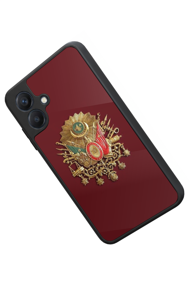 Samsung Galaxy A07 Uyumlu Osmanli Tugrasi Tasarımlı Glossy Premium Kılıf