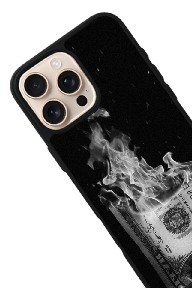 iPhone 15 Pro Uyumlu Para Tasarımlı Glossy Premium Kılıf