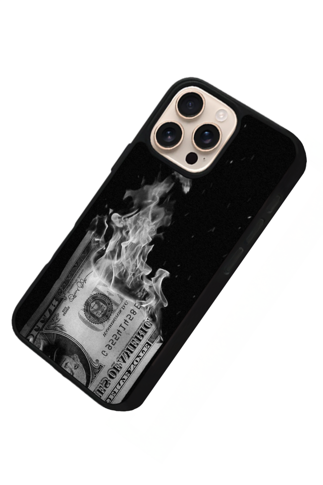 iPhone 15 Pro Uyumlu Para Tasarımlı Glossy Premium Kılıf