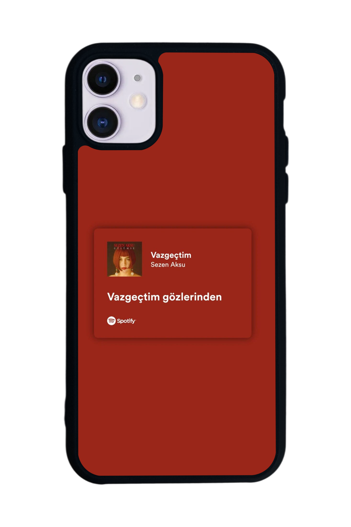 iPhone 11 Uyumlu Sarki Sozleri Tasarımlı Glossy Premium Kılıf