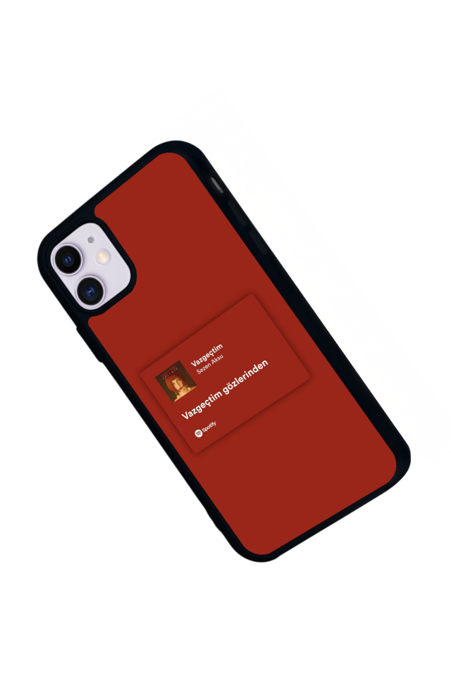 iPhone 11 Uyumlu Sarki Sozleri Tasarımlı Glossy Premium Kılıf