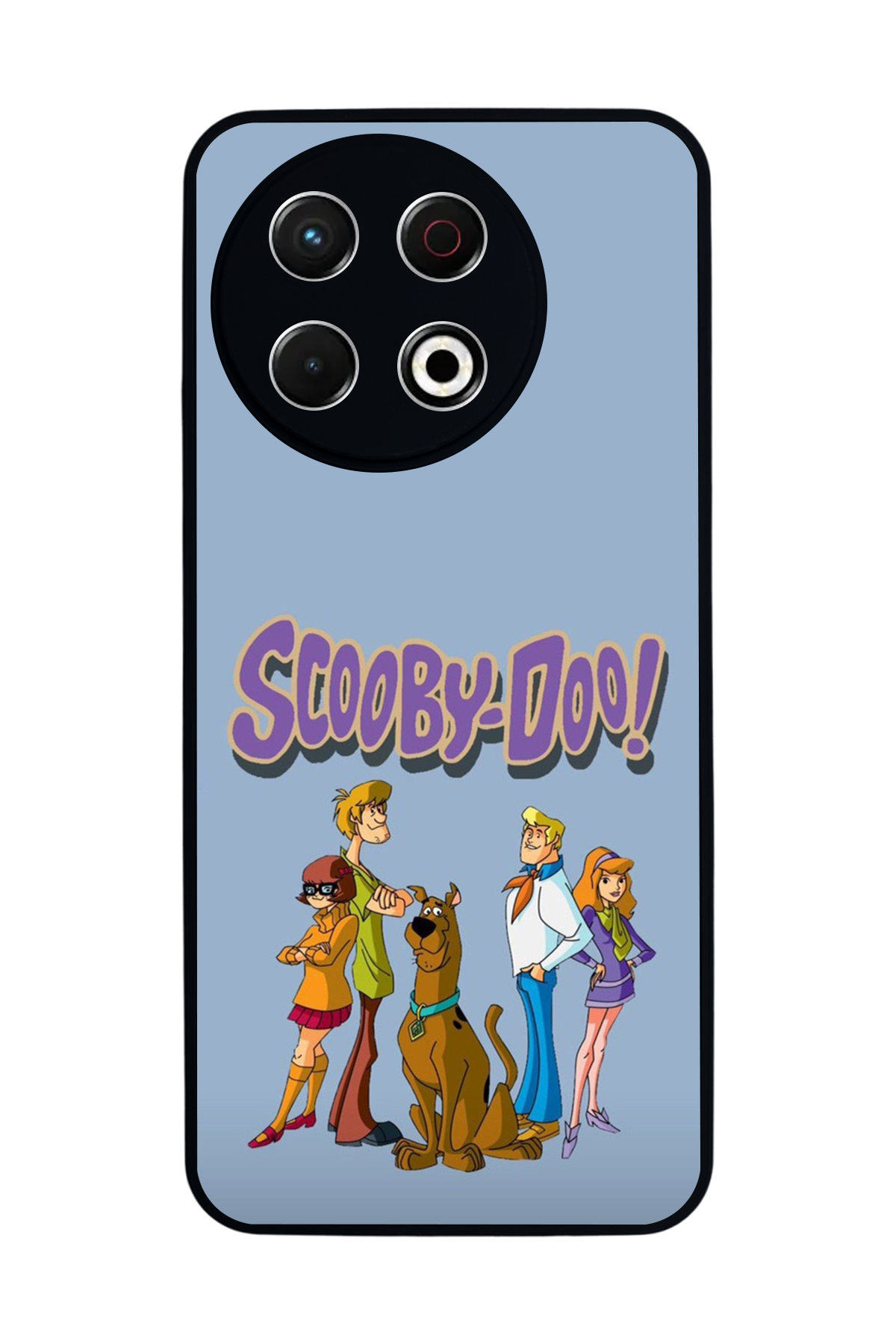 Tecno Spark 30 Pro Uyumlu Scooby Doo Tasarımlı Glossy Premium Kılıf