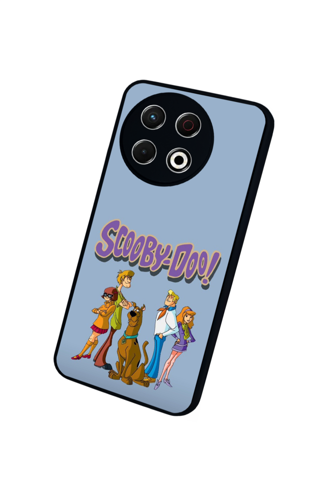 Tecno Spark 30 Pro Uyumlu Scooby Doo Tasarımlı Glossy Premium Kılıf