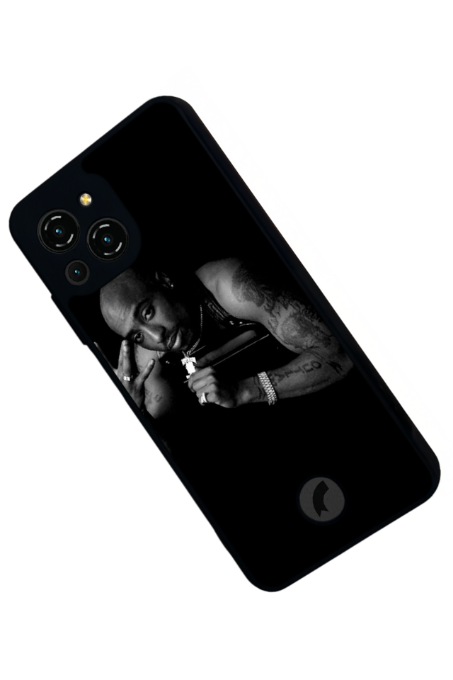 Reeder S23 Pro Max Uyumlu Tupac Tasarımlı Glossy Premium Kılıf