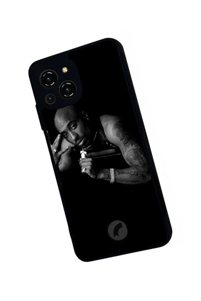 Reeder S23 Pro Max Uyumlu Tupac Tasarımlı Glossy Premium Kılıf